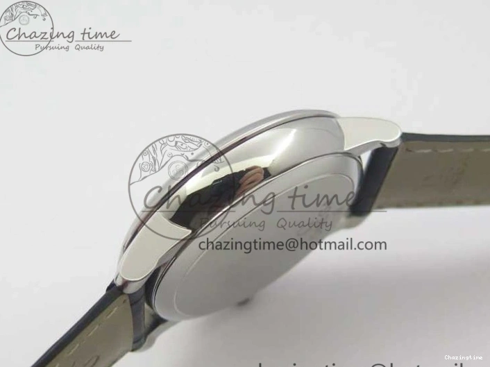 0316 MultiPurpose De Ville Prestige Real PR SS ZF 1:1 Best Edition White Dial Blue Markers on Black Leather Strap MIYOTA 7941